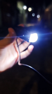 Lampu tembak myth sm1 slim laser jauh dekat kecil jauh dekat