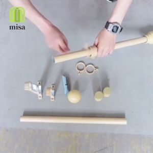 ราวผ้าม่าน รางม่าน 28 มม ความยาว 0.9-4 เมตร ราวม่าน 1ชั้น คุณหมอนต้องการ ปลั๊กอัลลอยด์ พร้อมอุปกรณ์ครบชุด ติดตั้งได้เลย ไม่ต้องซื้อผ่านร้าน