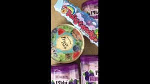 Permen / Kembang Gula Keras Impor Guandong Kiss Delicias Friuty / Fruity Candy Vit C Tin 60 Gr Rasa Buah Markisa / Passion Fruit Pear / Pir Mixed Fruit / Campuran Buah Peach / Persik