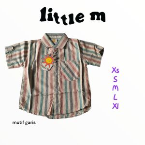kemeja anak cowok merk Little M