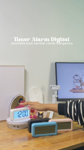 Jam Meja Jam Weker Digital Pintar Jam Meja Digital Digital Smart Alarm Clock Jam Weker