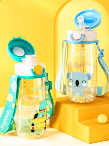 แก้วดื่มน้ำแบบมีท่อสำหรับเด็กและคุณแม่ PPSU ทนความร้อนได้สูง สามารถนำน้ำมาต้มได้ แก้วดื่มน้ำแบบตรงสำหรับนักเรียนประถมศึกษา