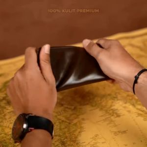 Dompet Panjang Pria Kulit Sapi Mini Pouch Free Box Exclusive Apollo Terbaru Branded Kekinian