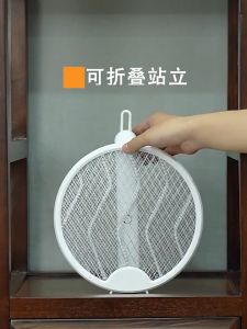 Vợt Muỗi Thông Minh Gấp Gọn 2 In 1 Kiêm Đèn Bắt Muỗi Ban Đêm 3 Lớp Lưới 3000W. Vợt Muỗi Gấp Gọn Tự Động Bắt Muỗi Vợt Ruồi  Dụng Cụ Diệt Muỗi