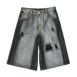 Mark Fairwhale | Ripped Loose Fit Casual Jeans Shorts 7/8 Length