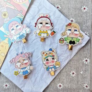 กิ๊บหน้าม้าสาวน่ารัก กิ๊บติดผม กิ๊บปากเป็ดหัวใจสาวอเนกประสงค์ Ins กิ๊บติดผมการ์ตูน