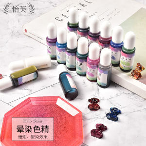 เครื่องมือ DIY วัสดุสีคริสตัลหยดผสมสีอุปกรณ์งานฝีมือ อุปกรณ์ตกแต่งเครื่องประดับ 3D Rendering Agent วัสดุอื่นๆ