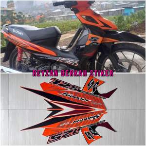 STIKER STRIPING LIS BODY SUZUKI SHOGUN SP 125 2008 2009