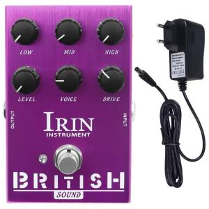 IRIN | IRIN BRITISH Sound Guitar Effect Pedal Overdrive Amplifier Simulator Effect Blues Breaker Overdirve Plexi Roar Guitar Pedal