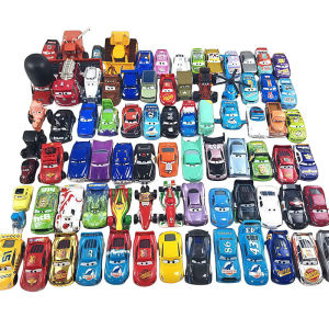 Children Car Disney Pixar Cars Lightning McQueen Toys Jackson Storm The King Mater 1:55 Diecast Metal Alloy Model Car Kid Gift