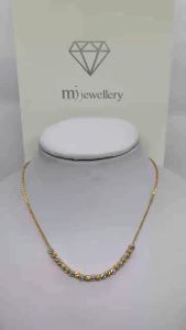 MJ Jewellery 916/22K Gold Beaded Necklace R175