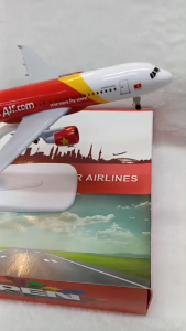 Vietjet Air Airbus A320 6"/8" PREMIUM Diecast Airplane Model with Display Stand Aircraft Collectible