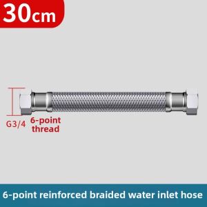 yishujia office | High-Pressure Large-Flow 25mm Stainless Steel Braided Hose for Smart Toilets