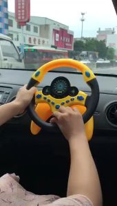 Music Car Steering Wheel Toy Early Educational Intelligent for Kids Children Simulator Stereng Mainan