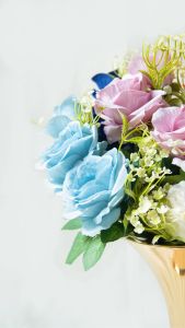 Buket bunga mawar hias artificial import premium murah