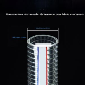 Thickened Transparent PVC Steel Wire Soft Tube Vacuum Drainage Pipe Wear Resistant High Temperature Resistant Water Extraction Tube