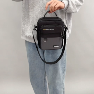 MENSPE Mens Shoulder Bag Hangbag Fashion Waterproof Messenger Bag Travel Bag Business Bag Phone Bag Large Capacity Cross Body Bag Lightweight Casual Bag Leisure Sport Street Bag