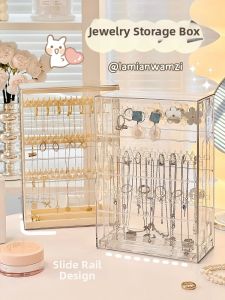 Transparent Dustproof Jewelry Storage Box