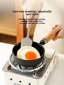 Một Cái Nồi Cast Iron Chống Dính Dùng Để Chiên Trứng Chiên Dầu Nóng Sâu Hơn Dùng Trong Gia Đình Dùng Để Nấu Bánh Phô Mai Nồi Nấu Ăn Bằng Gas Và Điện Từ