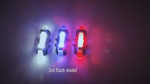 Bicycle Light Waterproof Rear Tail Light LED USB Rechargeable Cycling Taillamp Safety Warning Light