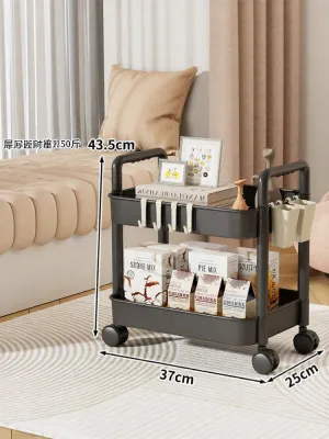 LJXZ | Moveable Storage Shelving Unit Cart