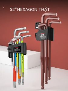 L loại dụng cụ cầm tay Kit allen key Set Hex cờ lê Screwdriver Set Hexagon cờ lê phổ bóng End Torx sao phím công cụ