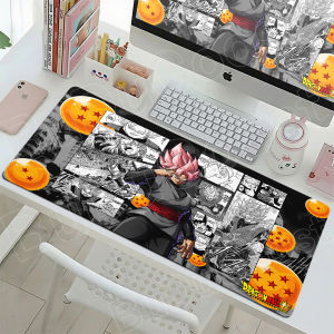 Bandai | Large Computer Non-slip Anti-fray Mousepad XXL Home Company Office Decoration Rugs Speed Dragon Ball Goku Gamer Keyboard Deskmat
