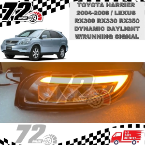Lexus RX300 RX330 RX350 / Toyota Harrier ACU30 2004 - 2006 Led Fog Lamp With Dynamic DRL Daylight + Signal Running