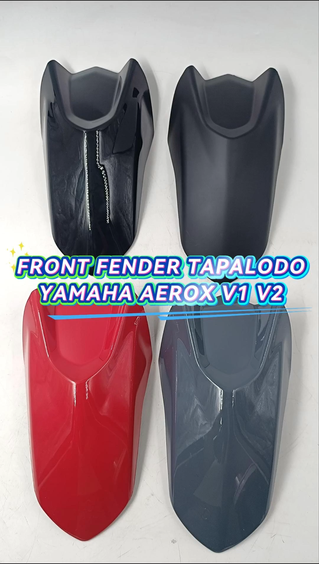 YAMAHA AEROX V1 V2 FRONT FENDER TAPALODO MOTORCYCLE FAIRINGS ACCESSORIES