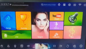 HAJURIZ Karaoke player15.6 Touch Screen1TB HDD 20K SongsMulti-Language songsCloud update songsDual systemSmart AIMobile device control