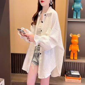 DVDK | Áo Blouse Dài Chống Tia UV Giúp Gầy