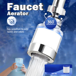 Faucet Bubbler Filter Element Faucet Aerator Purifier Shower PP Cotton Filtration Remove Chlorine Heavy Metals for Kitchen