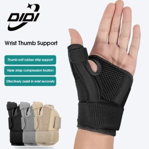 DIDI 1PC Flexible Splint Wrist Thumb Support Brace For Tendonitis Arthritis Breathable Thumb Protector Guard Fits Right And Left Hand