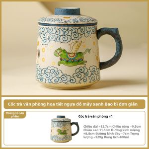 Cốc pha trà Mã Đáo Thành Công Men Thanh Hoa Cực Tố