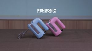 Pensonic 200W Hand Mixer with 5 Speeds Setting | PM-117 PM-117(P) PM-117(B) (Pengadun Tangan Hand Blender Murah PM-117P PM-117B )