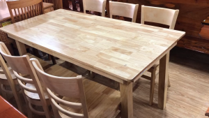 Bàn ăn 6 ghế gỗ tự nhiên cao cấp | Bộ bàn ăn gia đình 6 ghế | Thiết kế hiện đại - Sang trọng - BH 1 Năm