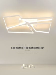 FANZHEN | Nordic Creative Large Square Modern Minimalist Geometric Living Room Light