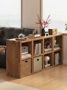 FWTDF | Living Room Partition Walnut Solid Wood Bookcase