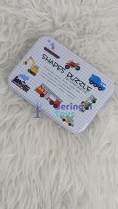 Beringin Toys - Metal Box Shapes Puzzle / Puzzle Kayu / Shapes Puzzle / Mainan Anak / Mainan Anak Puzzle