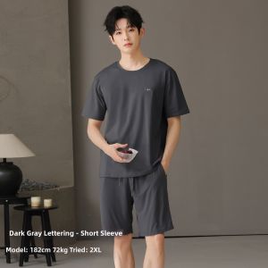 Wearable Outdoors Modal Cotton Mens Pajama Set