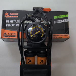 Bơm xe 2 ty dùng chân Kapusi_K3036