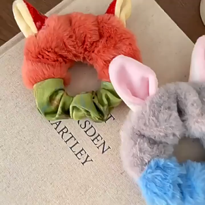 ยางรัดผมซูโทเปีย จูดี้ สไตล์เกาหลีน่ารัก 🐰 🦊ยางมัดผม เครื่องประดับผม ดิสนีย์ ซูโทเปีย นิก จูดี้