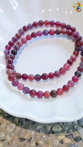 Collection Grade Natural Colorful Duo Bao Spinel Bracelet