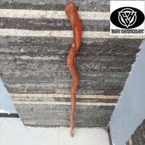 Tongkat jalan kayu nogosari nagasari model lurus