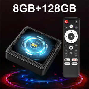 YOZHIXU Very Fast Q19 Smart TV Box Android 14 8GB 128GB Streaming Media Player H618 5G Wifi BT5.4 Wifi6 Google Voice Set Top Box