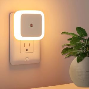 1pc Bedside Night LightCordless Touch LampEU Plug LED Wall LightPortable Cabinet LightHallwayKitchenBedroomCloset