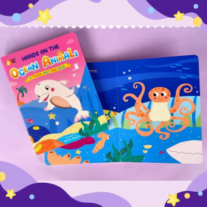 BEAR TALE English Enlightenment Fun Touch and Feel Book Early Childhood Education Interactive Picture Books for Kids