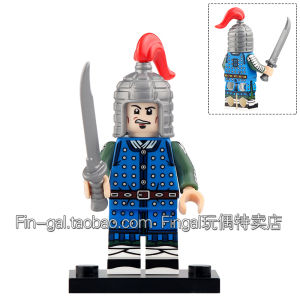 Ancient Chinese Soldier Assembly Toy Blocks Ming Army Figure KORUIT KT1091 Historical Educational Building Blocks for Kids