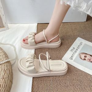 รองเท้าแตะสลิปเปอร์แฟชั่น Instagram เกาหลีของผู้หญิงในสองโหมด