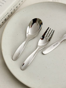 YUANSHANZHU | Stainless Steel 316L Children Household Portable Spoon Set